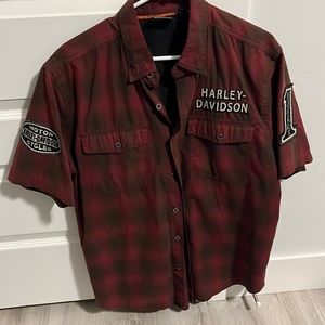 Harley Davidson button up